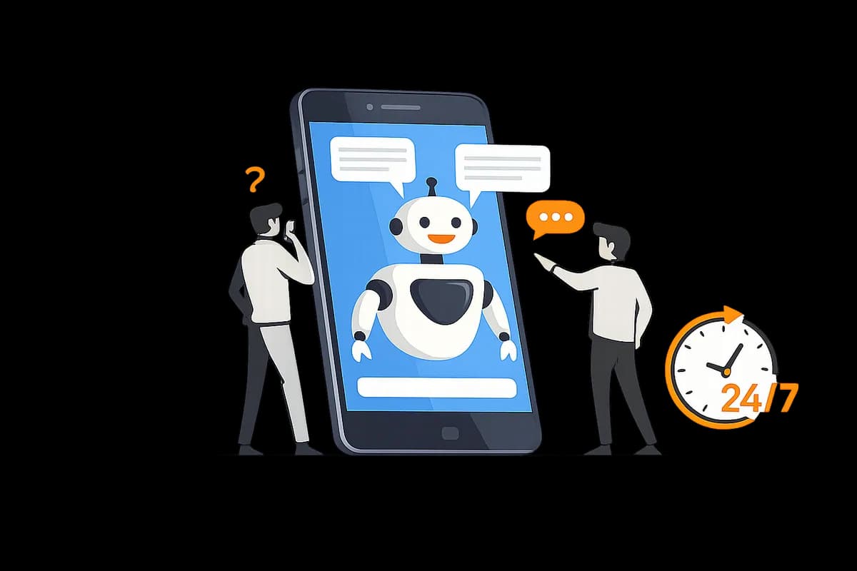 Un chatbot qui répond à vos clients, 24h/24